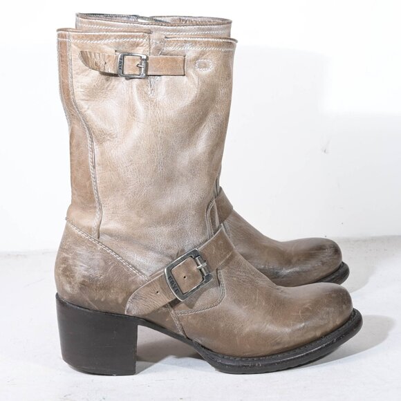 Frye 76296 Vera Short Engineer Boots - 9 - Picture 2 of 7